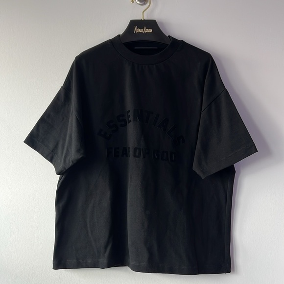 FEAR OF GOD ESSENTIALS SHORT SLEEVE TEE BLACK - Picture 2 of 11